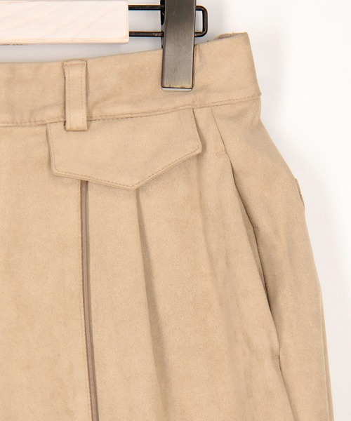 NICOLE CLUB（ニコル　クラブ）の「パイピングハーフパンツ（その他パンツ・レディース・チャコール/ベージュ/キャメル・MEDIUM）」の15枚目の写真