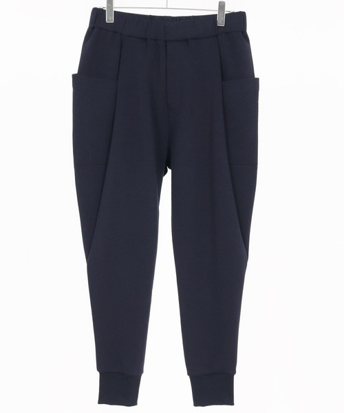 mp14028- サイドポケットダンボール裾リブパンツ(HLCM0216)（その他