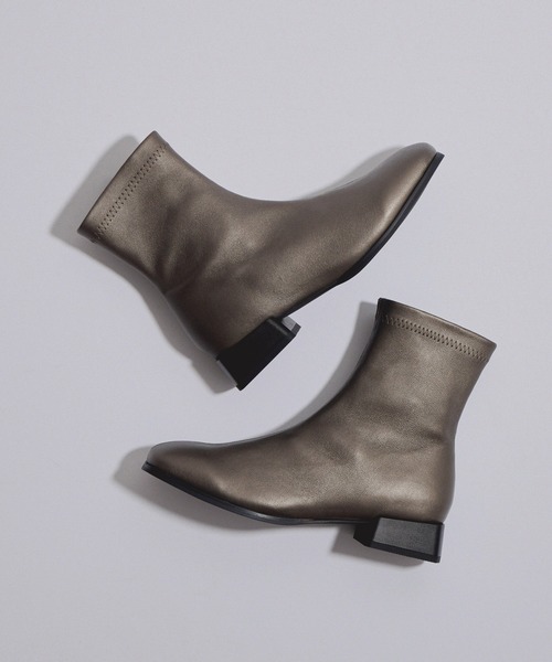 NICAL（ニカル）の「【NICAL】変形ヒールストレッチブーツ/554404（ブーツ・レディース・ブラック/アイボリー/ガンメタ・X-LARGE/LARGE/MEDIUM/SMALL）」の3枚目の写真