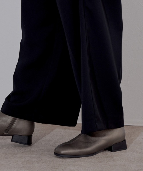 NICAL（ニカル）の「【NICAL】変形ヒールストレッチブーツ/554404（ブーツ・レディース・ブラック/アイボリー/ガンメタ・X-LARGE/LARGE/MEDIUM/SMALL）」の11枚目の写真