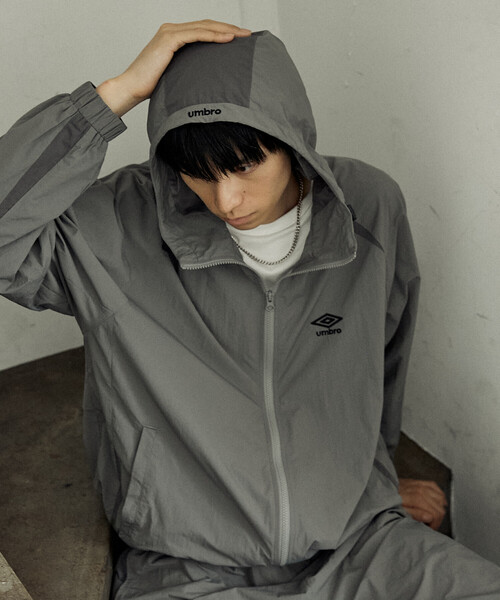 セール】TECH NYLON HOODIE/テックナイロンフーディー/UMBRO別注(限定