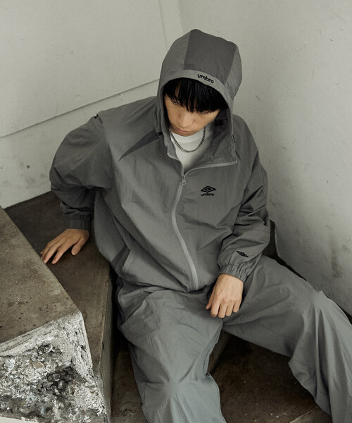 セール】TECH NYLON HOODIE/テックナイロンフーディー/UMBRO別注(限定