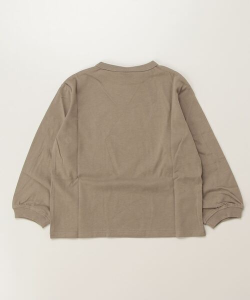 ZERO standerd(ゼロスタンダード)の「zero standard/ゼロスタンダード LIFE BE ロングTシャツ(Tシャツ/カットソー・キッズ・ブラック/オフホワイト/ベージュ・110cm/120cm/130cm/140cm/150cm/160cm/100cm)」の14枚目の写真