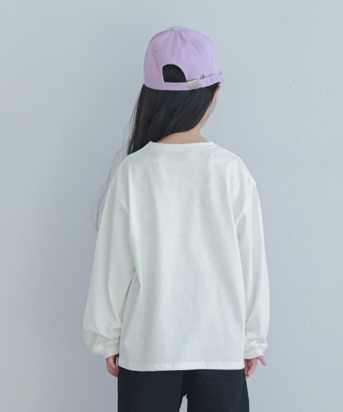 ZERO standerd(ゼロスタンダード)の「zero standard/ゼロスタンダード LIFE BE ロングTシャツ(Tシャツ/カットソー・キッズ・ブラック/オフホワイト/ベージュ・110cm/120cm/130cm/140cm/150cm/160cm/100cm)」の16枚目の写真