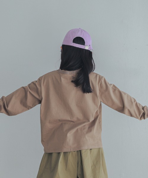 ZERO standerd(ゼロスタンダード)の「zero standard/ゼロスタンダード LIFE BE ロングTシャツ(Tシャツ/カットソー・キッズ・ブラック/オフホワイト/ベージュ・110cm/120cm/130cm/140cm/150cm/160cm/100cm)」の18枚目の写真