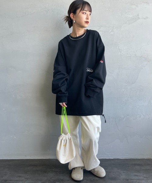 NANGA/ナンガ] 別注 ワンポイント刺繍ロゴ ドローコード