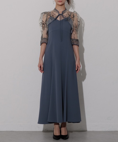 birei（ビレイ）の「刺繍ボレロ＆キャミソールワンピース（ドレス・レディース・ブルー系その他/ベージュ系その他/ベージュ系その他2/ブラック系その他/ブルー系その他2/ブラック系その他2・M）」の18枚目の写真