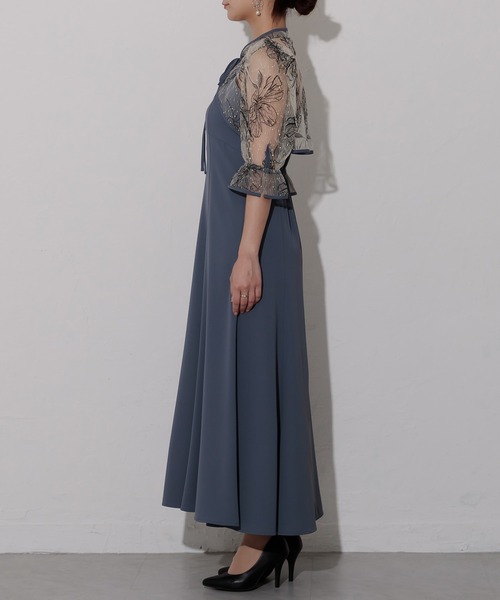 birei（ビレイ）の「刺繍ボレロ＆キャミソールワンピース（ドレス・レディース・ブルー系その他/ベージュ系その他/ベージュ系その他2/ブラック系その他/ブルー系その他2/ブラック系その他2・M）」の19枚目の写真