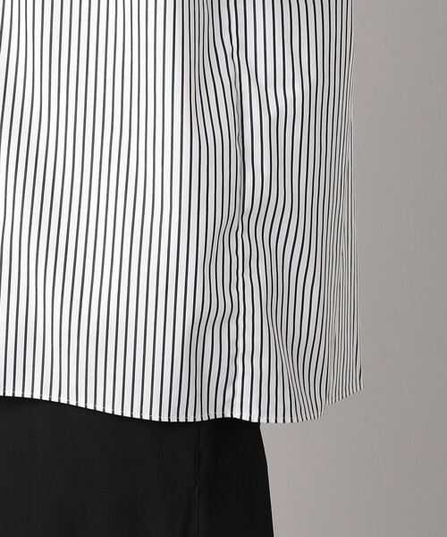 β MEN（ベータメン）の「ストライプシャツ ブルゾン（ブルゾン・メンズ・ホワイト・M/L）」の13枚目の写真