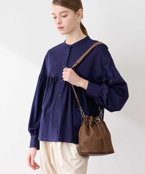 LE SOUK HOLIDAY(ルスークホリデー)の「ナイロンBAG(トートバッグ・レディース・ブラック/ダークブラウン/ベージュ・フリー)」の4枚目の写真