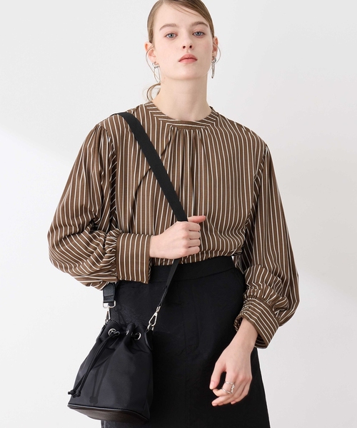 LE SOUK HOLIDAY(ルスークホリデー)の「ナイロンBAG(トートバッグ・レディース・ブラック/ダークブラウン/ベージュ・フリー)」の6枚目の写真