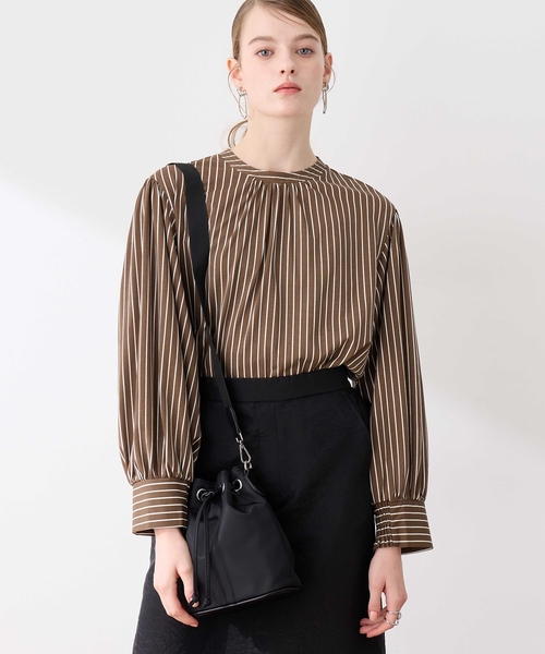 LE SOUK HOLIDAY(ルスークホリデー)の「ナイロンBAG(トートバッグ・レディース・ブラック/ダークブラウン/ベージュ・フリー)」の7枚目の写真