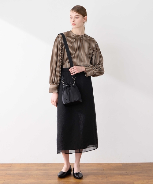 LE SOUK HOLIDAY(ルスークホリデー)の「ナイロンBAG(トートバッグ・レディース・ブラック/ダークブラウン/ベージュ・フリー)」の9枚目の写真