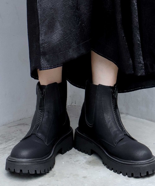 【新発売】Bogue - COME Bulue.】内ゴアショートブーツ（ブーツ）｜Bulue.（ブルー）の