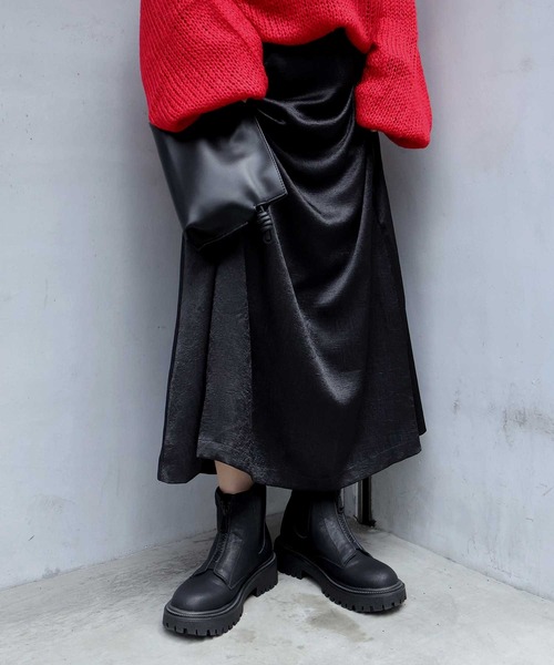 Bulue.（ブルー）の「【Bulue.】内ゴアショートブーツ（ブーツ・レディース・ブラック・36/37/38/39/40）」の5枚目の写真