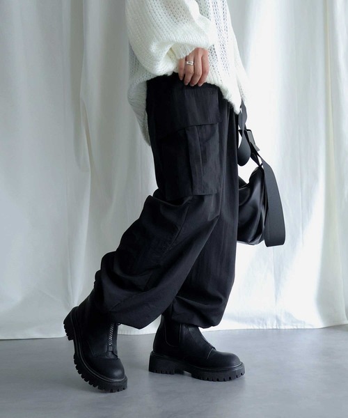 Bulue.（ブルー）の「【Bulue.】内ゴアショートブーツ（ブーツ・レディース・ブラック・36/37/38/39/40）」の21枚目の写真