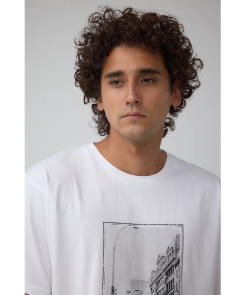 AZUL by moussy(アズールバイマウジー)の「モノクロームストリートTシャツ(Tシャツ/カットソー・メンズ・ホワイト系その他/ホワイト/ブラック/ブラック系その他・MEDIUM/LARGE)」の14枚目の写真