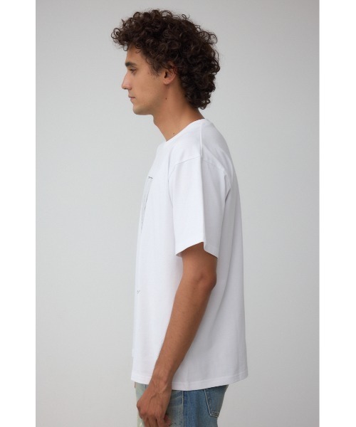 AZUL by moussy(アズールバイマウジー)の「モノクロームストリートTシャツ(Tシャツ/カットソー・メンズ・ホワイト系その他/ホワイト/ブラック/ブラック系その他・MEDIUM/LARGE)」の10枚目の写真