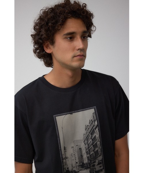AZUL by moussy(アズールバイマウジー)の「モノクロームストリートTシャツ(Tシャツ/カットソー・メンズ・ホワイト系その他/ホワイト/ブラック/ブラック系その他・MEDIUM/LARGE)」の22枚目の写真