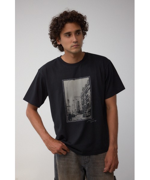 AZUL by moussy(アズールバイマウジー)の「モノクロームストリートTシャツ(Tシャツ/カットソー・メンズ・ホワイト系その他/ホワイト/ブラック/ブラック系その他・MEDIUM/LARGE)」の21枚目の写真