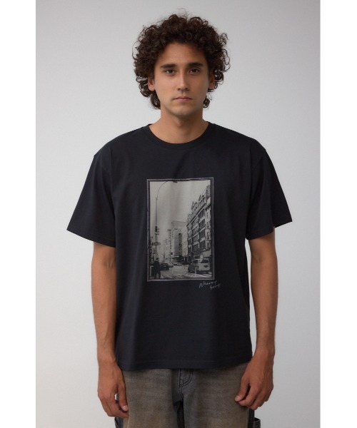 AZUL by moussy(アズールバイマウジー)の「モノクロームストリートTシャツ(Tシャツ/カットソー・メンズ・ホワイト系その他/ホワイト/ブラック/ブラック系その他・MEDIUM/LARGE)」の19枚目の写真