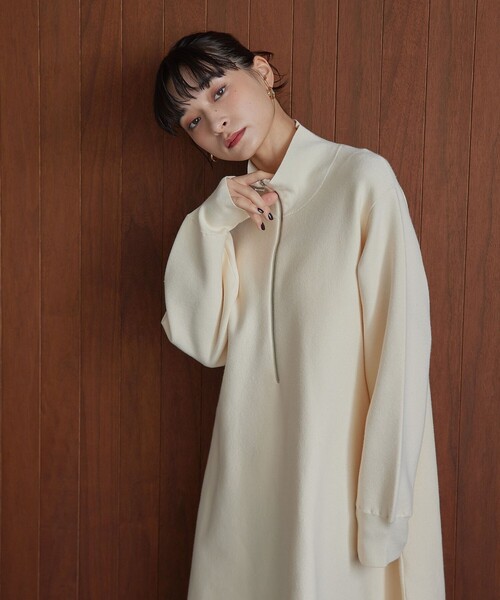 セール】＜EMMEL REFINES＞EM HWフロントジップ ミニワンピース