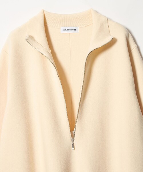 EMMEL REFINES(エメルリファインズ)の「<EMMEL REFINES>EM HWフロントジップ ミニワンピース(ワンピース・レディース・オフホワイト/ブラック・FREE)」の17枚目の写真