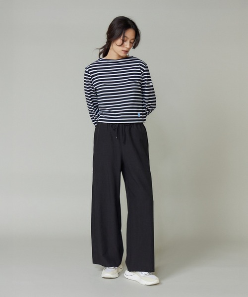 INED（イネド）の「リラックスジャージパンツ（その他パンツ・レディース・ブラック/カーキ/ベージュ・7号/9号/11号）」の16枚目の写真
