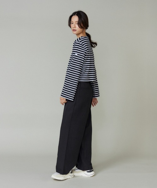 INED（イネド）の「リラックスジャージパンツ（その他パンツ・レディース・ブラック/カーキ/ベージュ・7号/9号/11号）」の17枚目の写真