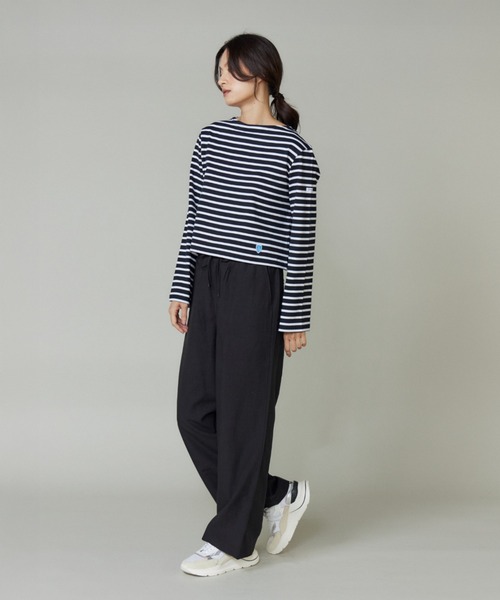 INED（イネド）の「リラックスジャージパンツ（その他パンツ・レディース・ブラック/カーキ/ベージュ・7号/9号/11号）」の18枚目の写真