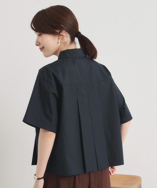 ITS'DEMO（イッツデモ）の「【洗濯機OK】プリーツブラウス（シャツ/ブラウス・レディース・オフホワイト/ライトブルー/ネイビー・00）」の15枚目の写真