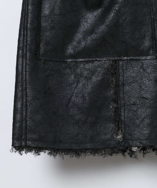 JEANASIS（ジーナシス）の「リバーシブルムートンファーコート/579108（ムートンコート・レディース・ブラック系その他/ホワイト系その他/ブラウン系その他・FREE）」の13枚目の写真