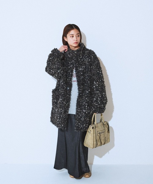 セール】リバーシブルムートンファーコート/579108（ムートンコート