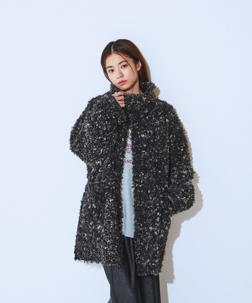 セール】リバーシブルムートンファーコート/579108（ムートンコート