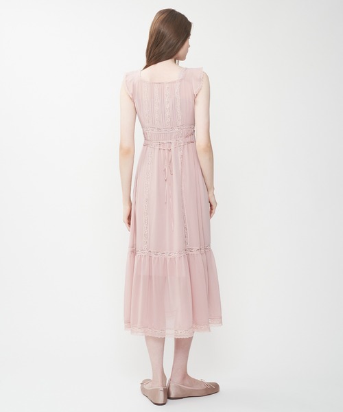 ME COUTURE（ミークチュール）の「シフォンレースピンタックワンピース（ワンピース・レディース・アイボリー/ピンク・1/0/00）」の17枚目の写真