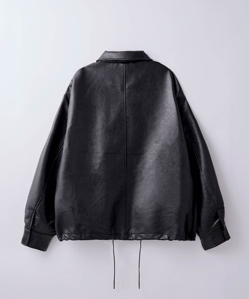 セール】【SLICK/スリック】Synthetic Leather A2 Flight Jacket