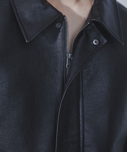 セール】【SLICK/スリック】Synthetic Leather A2 Flight Jacket