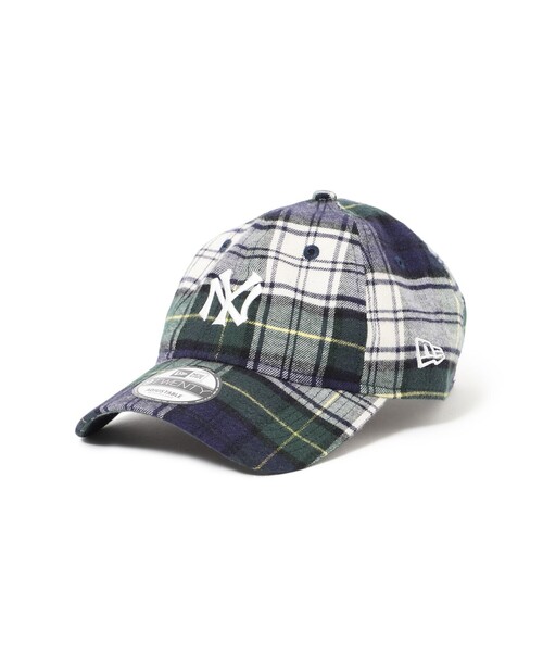 NEW ERA（ニューエラ）の「【別注】NEW ERA / チェック 940 Easy Snap（キャップ・レディース・ネイビー/グリーン/ブラック・ONE SIZE）」の5枚目の写真