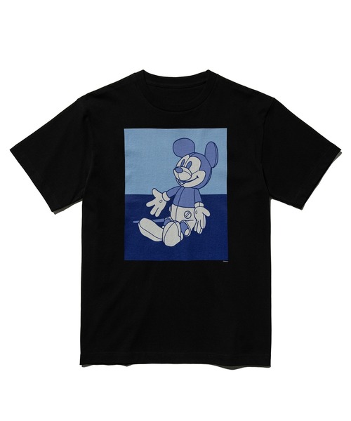 新品 kyne disney ポスター Tシャツ on air ミッキーマウス Mickey Mouse / T-shirt Designed by KYNE（Tシャツ/カットソー