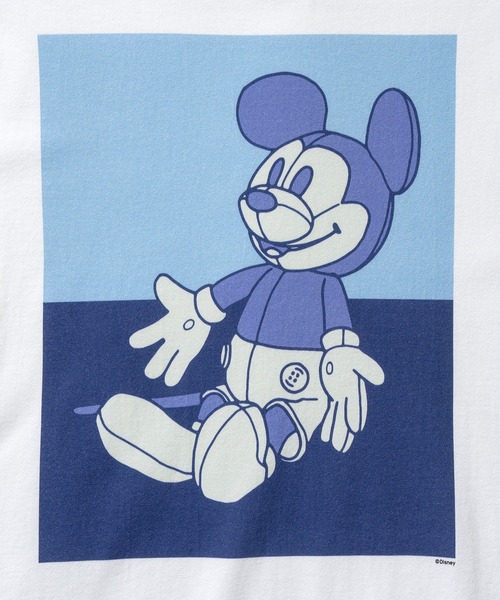 Disney(ディズニー)の「Mickey Mouse / T-shirt Designed by KYNE(Tシャツ/カットソー・メンズ・ホワイト/ブラック・XX-LARGE/X-LARGE/LARGE/MEDIUM)」の7枚目の写真