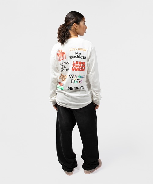 UNION（UNION TOKYO）（ユニオン）の「UNION TOKYO UNION FILMS LS TEE ユニオントーキョー ロンT（Tシャツ/カットソー・メンズ・ホワイト/ブラック・X-LARGE/LARGE/MEDIUM/SMALL/XX-LARGE）」の8枚目の写真
