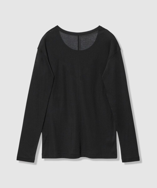 allureville（アルアバイル）の「強撚シアーフライスプルオーバー（Tシャツ/カットソー・レディース・オフホワイト/ブラック/オレンジ・2）」の10枚目の写真