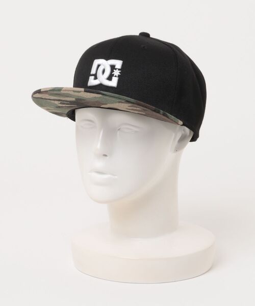 DC(ディーシー)の「DC/ディーシー 25 STAR EMB SNAPBACK キャップ DCP254230(キャップ・メンズ・カモフラージュ/ブラック・FREE)」の8枚目の写真