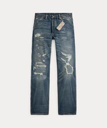 RRL（ダブル アール エル）の「ストレート フィット Brayton ディストレスト ジーンズ（デニムパンツ・メンズ）」