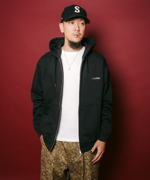 Subciety｜サブサエティのパーカー（ブラック/黒色系・ジップアップ