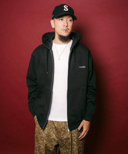 Subciety(サブサエティ)の「Trademark zip hoodie(パーカー・メンズ・グレー/ネイビー/チャコール/ブラック・X-LARGE/LARGE/MEDIUM/SMALL/X-SMALL/XX-LARGE)」の7枚目の写真