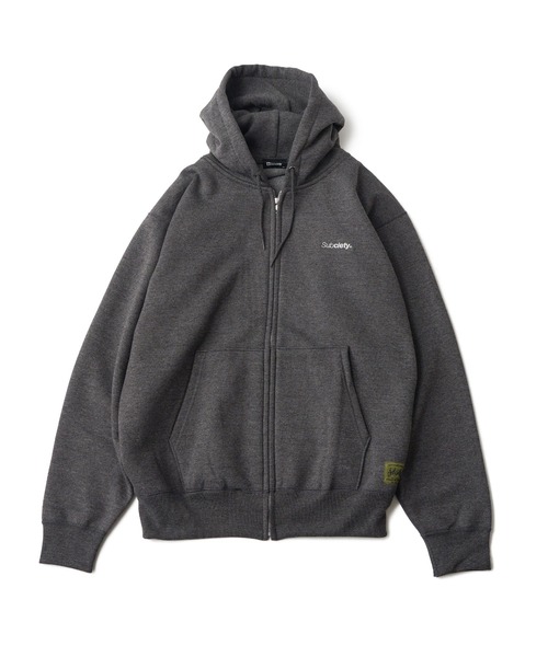 Subciety(サブサエティ)の「Trademark zip hoodie(パーカー・メンズ・グレー/ネイビー/チャコール/ブラック・X-LARGE/LARGE/MEDIUM/SMALL/X-SMALL/XX-LARGE)」の5枚目の写真