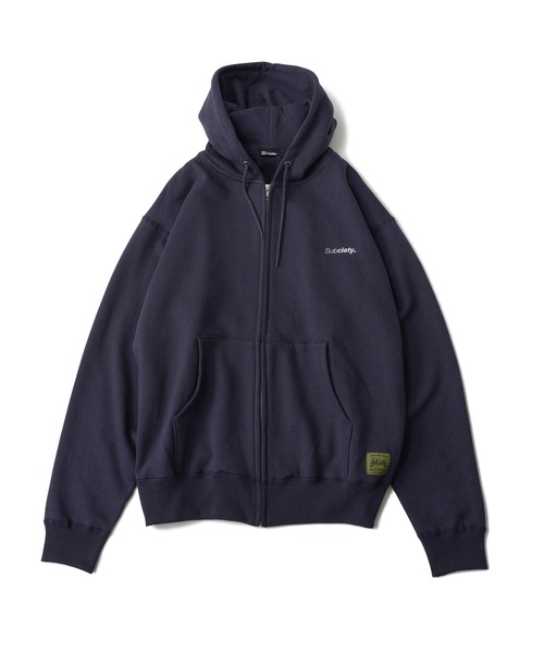 Subciety(サブサエティ)の「Trademark zip hoodie(パーカー・メンズ・グレー/ネイビー/チャコール/ブラック・X-LARGE/LARGE/MEDIUM/SMALL/X-SMALL/XX-LARGE)」の6枚目の写真