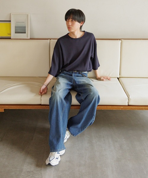 GLOBAL WORK(グローバルワーク)の「BOYデザインデニム/AND YUA ANY/589038(デニムパンツ・キッズ・ブラウン系その他7/ブルー系その他7・MEDIUM/LARGE)」の3枚目の写真