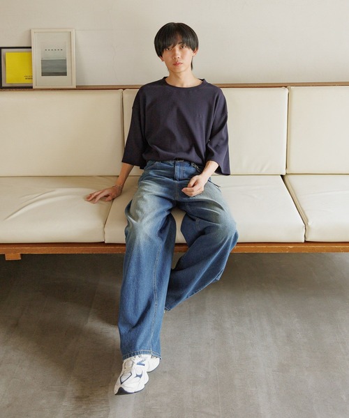 GLOBAL WORK(グローバルワーク)の「BOYデザインデニム/AND YUA ANY/589038(デニムパンツ・キッズ・ブラウン系その他7/ブルー系その他7・MEDIUM/LARGE)」の4枚目の写真